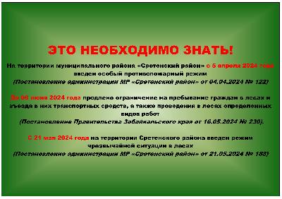 Это необходимо знать!