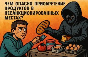 Чем опасно приобретение пищевых продуктов в несанкционированных местах? 