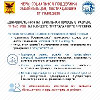 Меры социальной поддержки Забайкальцам, пострадавшим от паводков